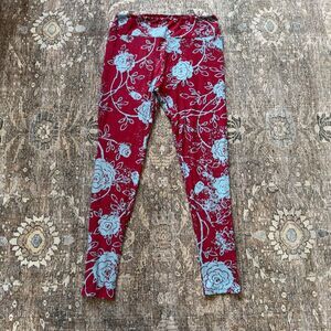 LulaRoe Patterned Leggings • size tall & curvy